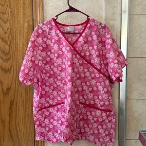 Pink and white flowers